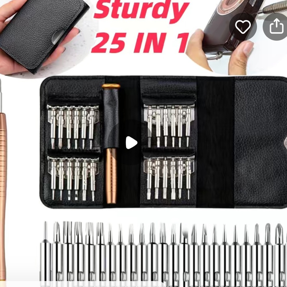 Mini Precision 25-in-1 Screwdriver Set NEW